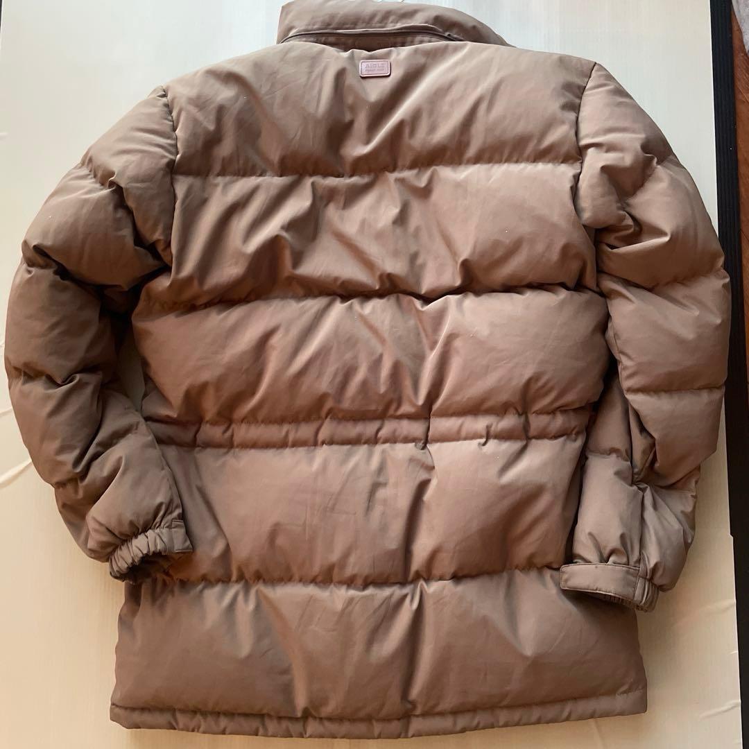 訳あり！AIGLE（エーグル）ダウンジャケット　XL相当 キャメル　アウトドア
