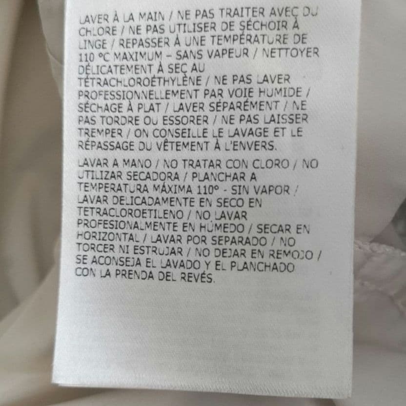 美品 モンクレール レディース ニット 切り返し クリーム サイズ XS