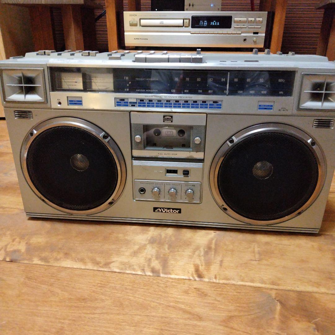 Victor ラジオカセットレコーダー RC-M70ラジカセ ビクター ラジオ