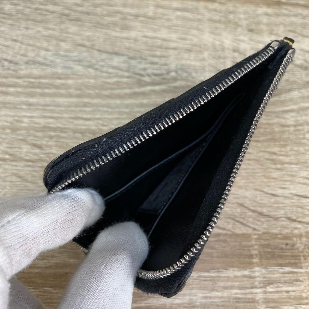 ビルウォールレザー　ケース ラウンドジップレザー クロコ　オレンジ