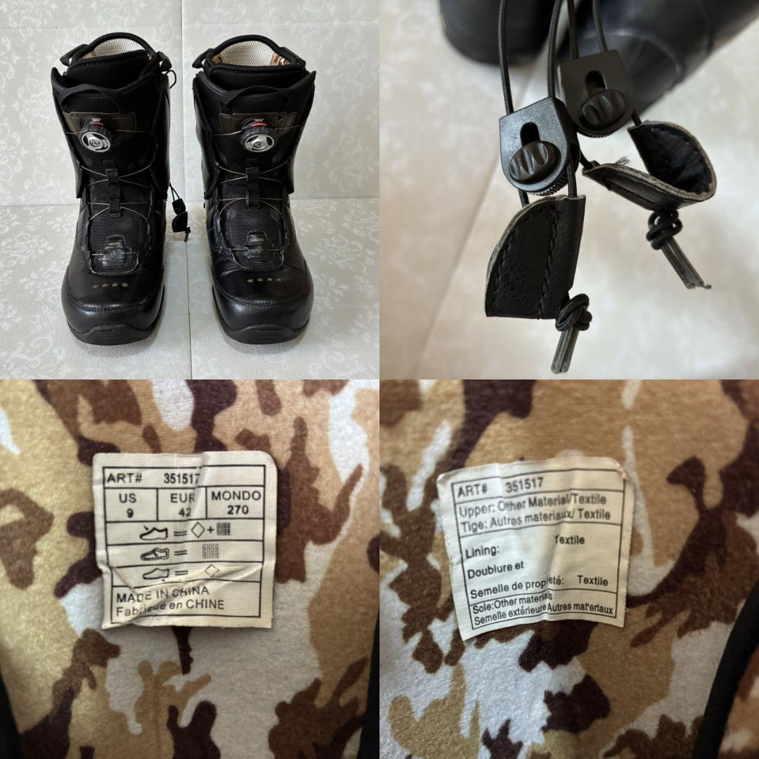 スノーボードSALOMON ビンディングFLUX ブーツHEAD ケース付