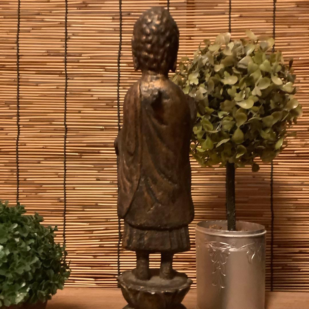 MacBook様keep 中国・古玩「本師本仏・阿弥陀如来」古代天然樹脂・古色