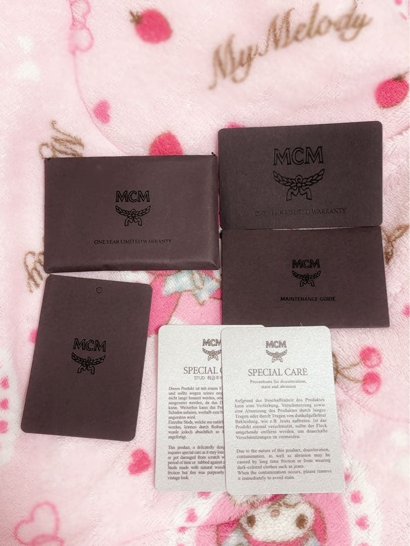 美品 mcm リュック パウダーピンク Sサイズ small スモール