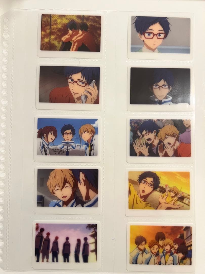 【170枚まとめ売り】Free! ミニフォトカード、クリアカード