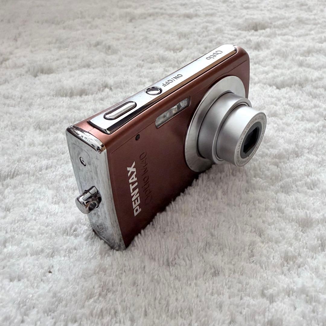 【動作品】PENTAX ペンタックス Optio M40 レトロコンデジ 茶色