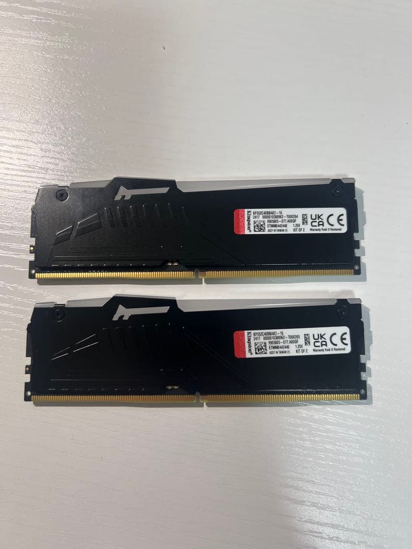 Kingston FURY BEAST RGB DDR5 2枚16gb 5200