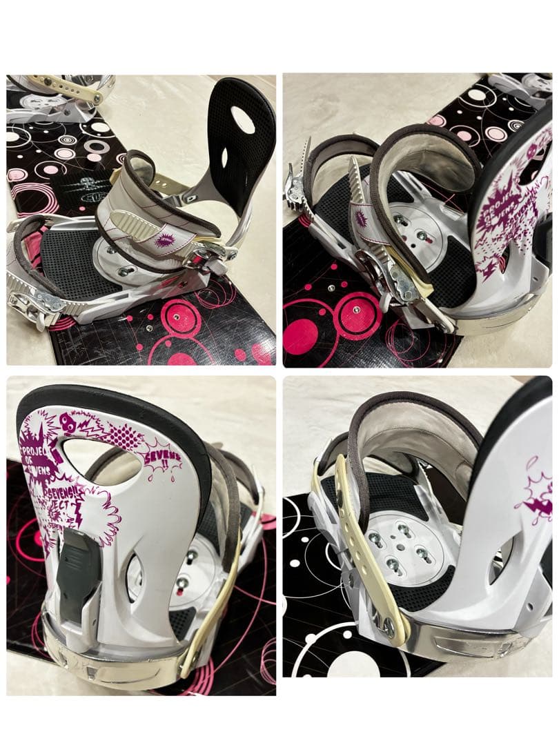 スノボ レディース セット zuma 153cm voxpot 24.5cm