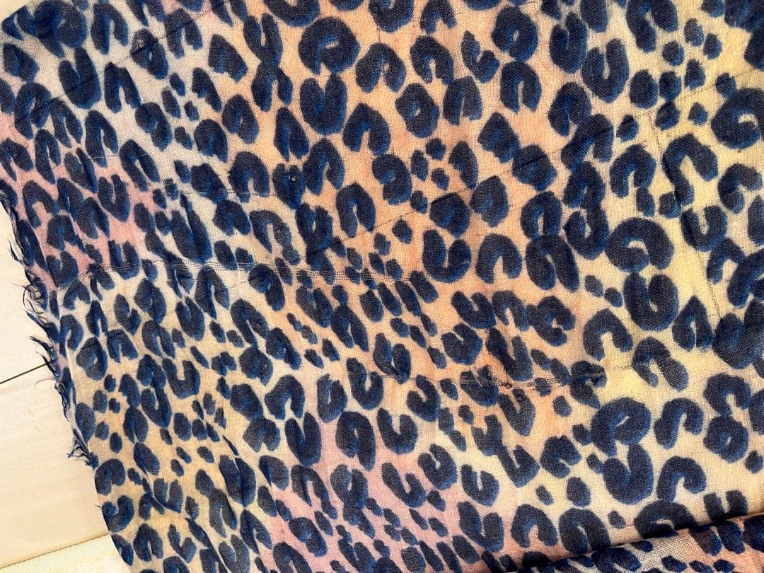 ルイヴィトン エトール レオパード カシミヤ シルク ストール マルチカラー