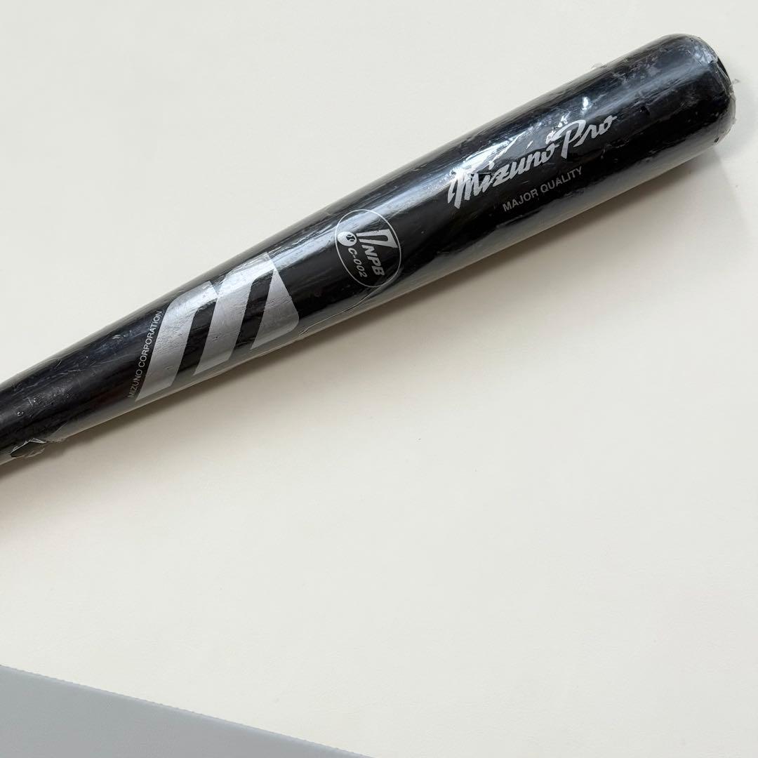 未使用品 ミズノプロ プロ支給品 木製バット C-002