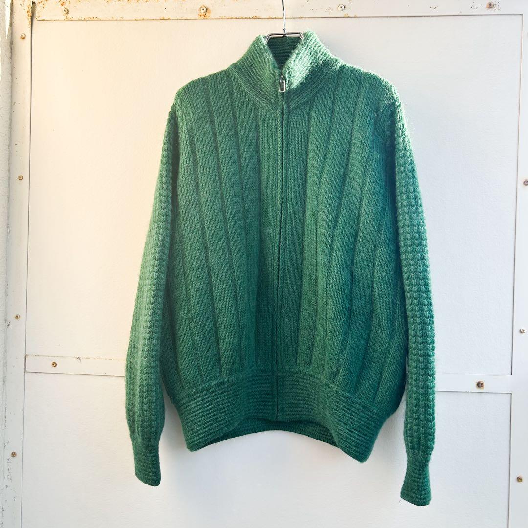 トップス 90s GUCCI zip up mohair knit