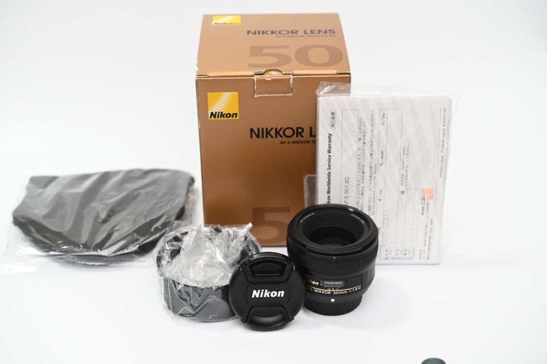 S級美品 新品級 レンズ AF-S NIKKOR 50mm f/1.8G ①