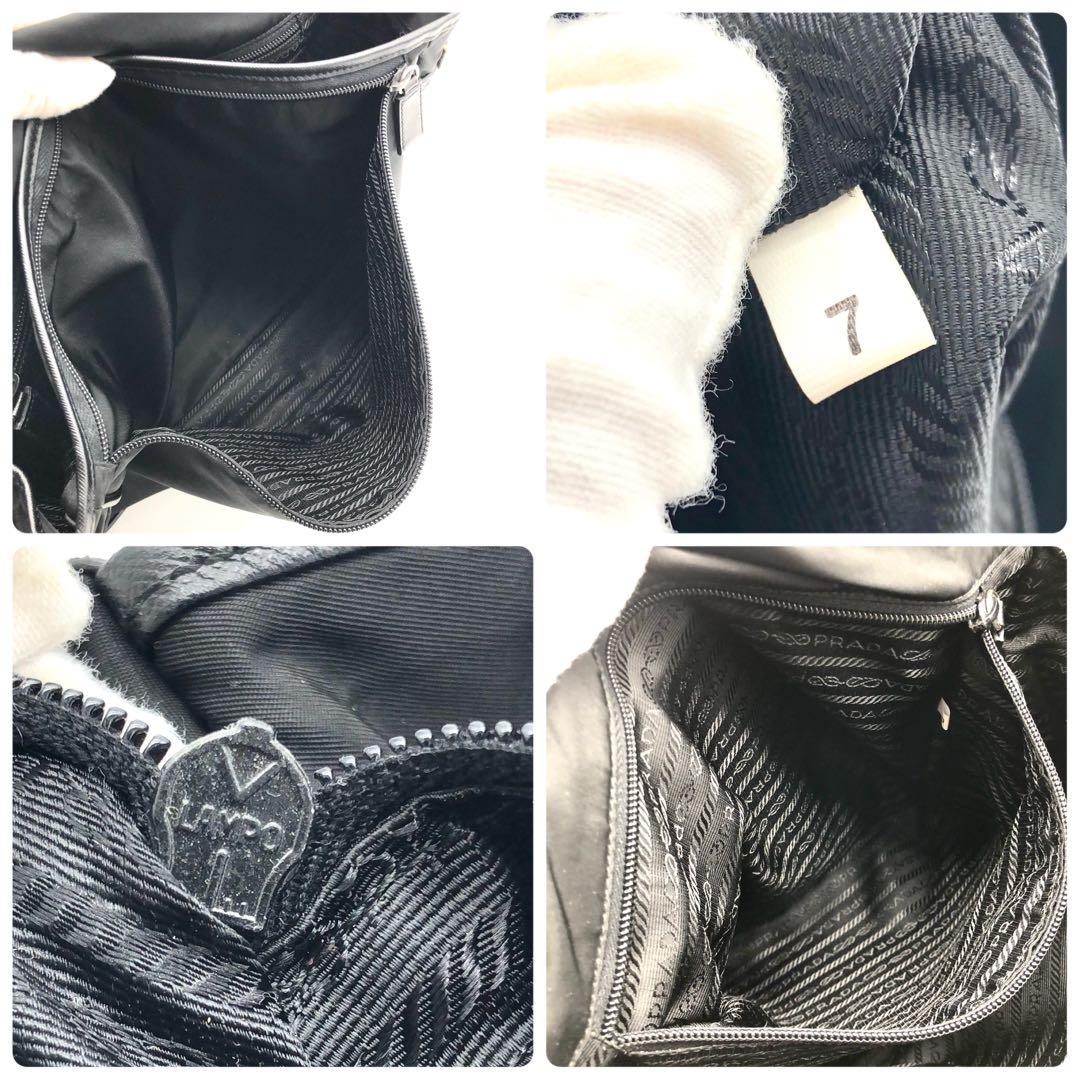 【極上美品・使用感少ない✨】プラダ　メッセンジャーバッグ　サフィアーノ　ナイロン