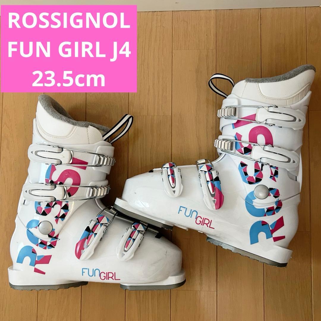 ROSSIGNOL FUN GIRL J4 スキーブーツ 23.5cm 白