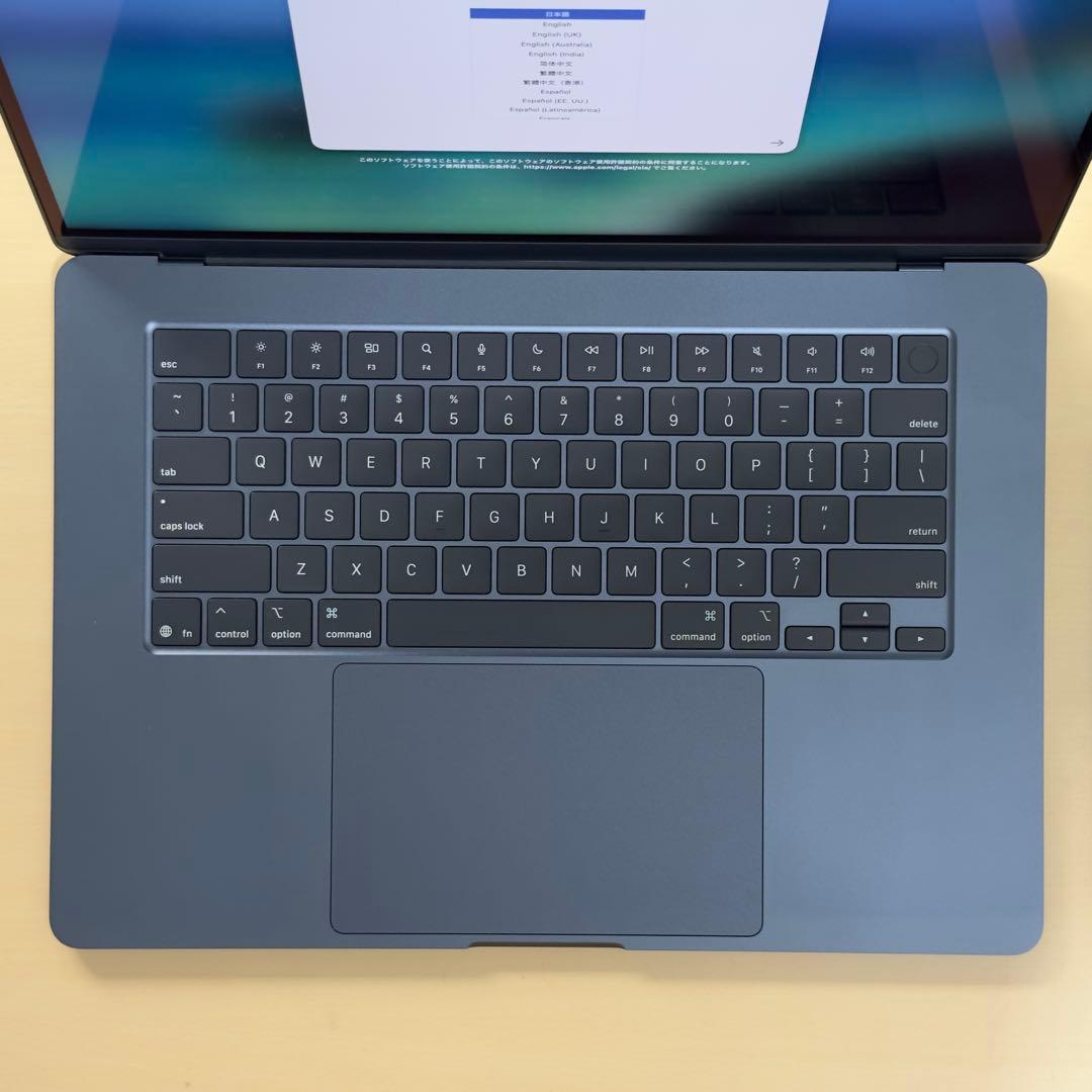 【美品】M4 MacBook Air 15インチ US配列