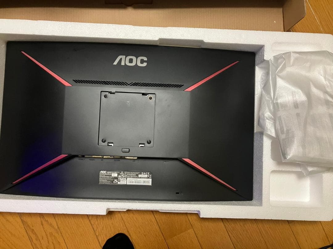 【ほぼ新品】AOC ゲーミングモニター C27G1/11(27インチ曲面144