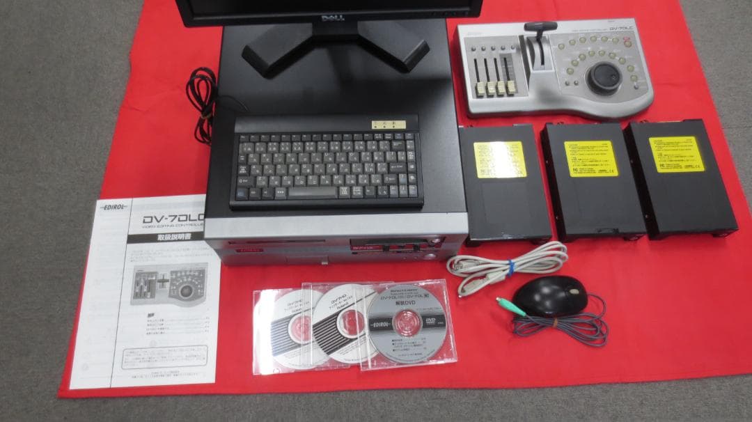 EDIROL DV-7DL ハードディスク計４個付きモニターセット