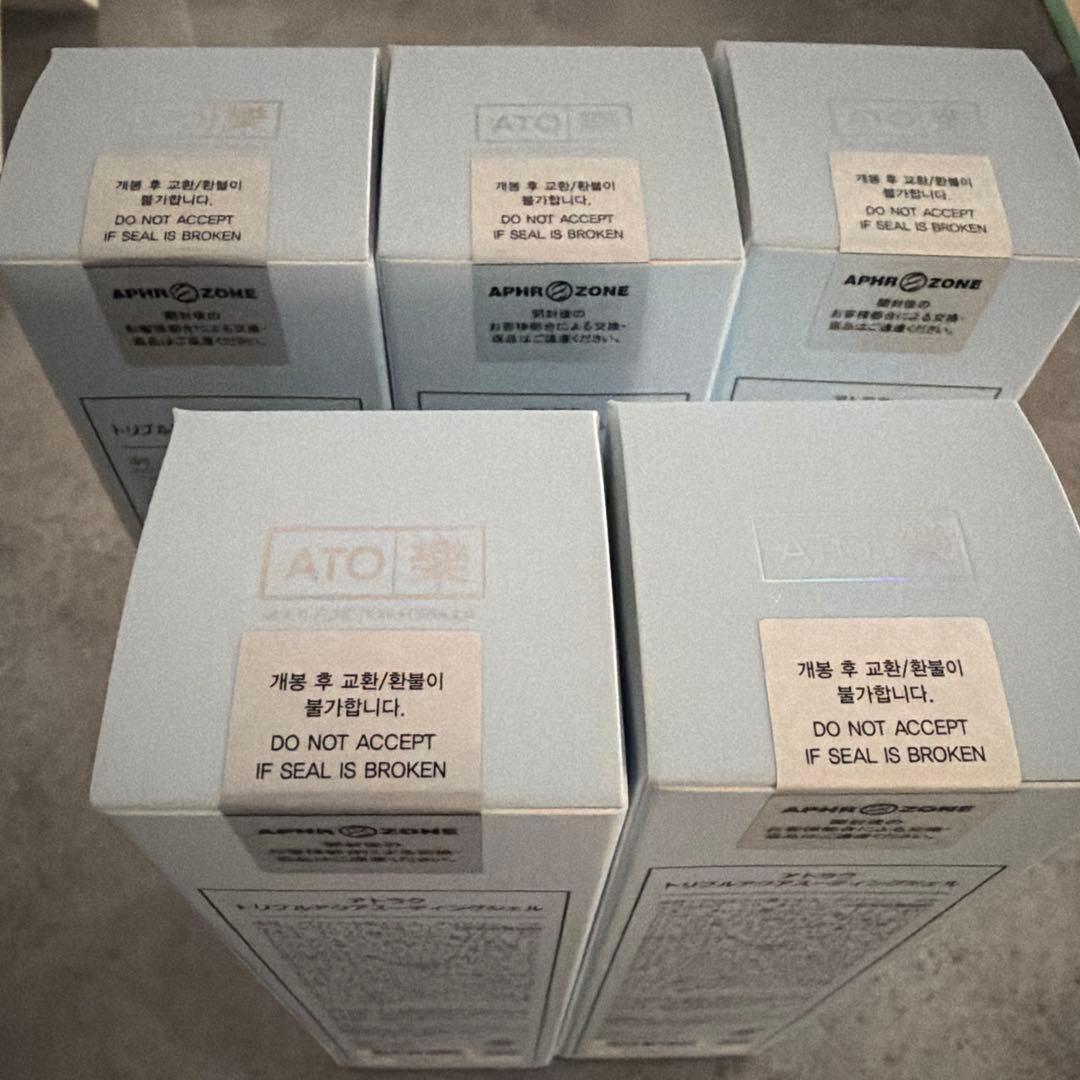 ATO楽 トリプルアクア スーディングジェル120ml 5本セット