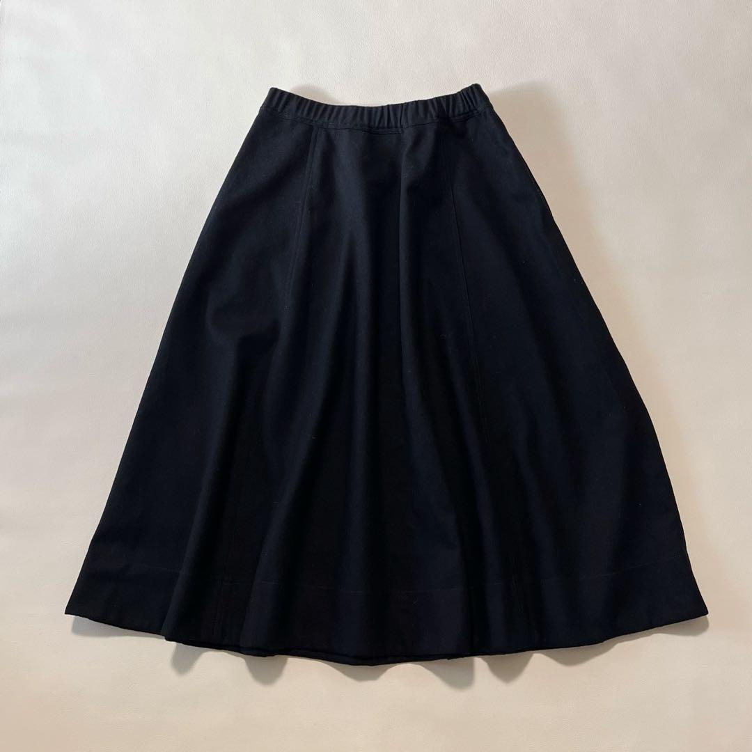 b1775＊新品 ルグラジック ウールブレンド フレアスカート bshop