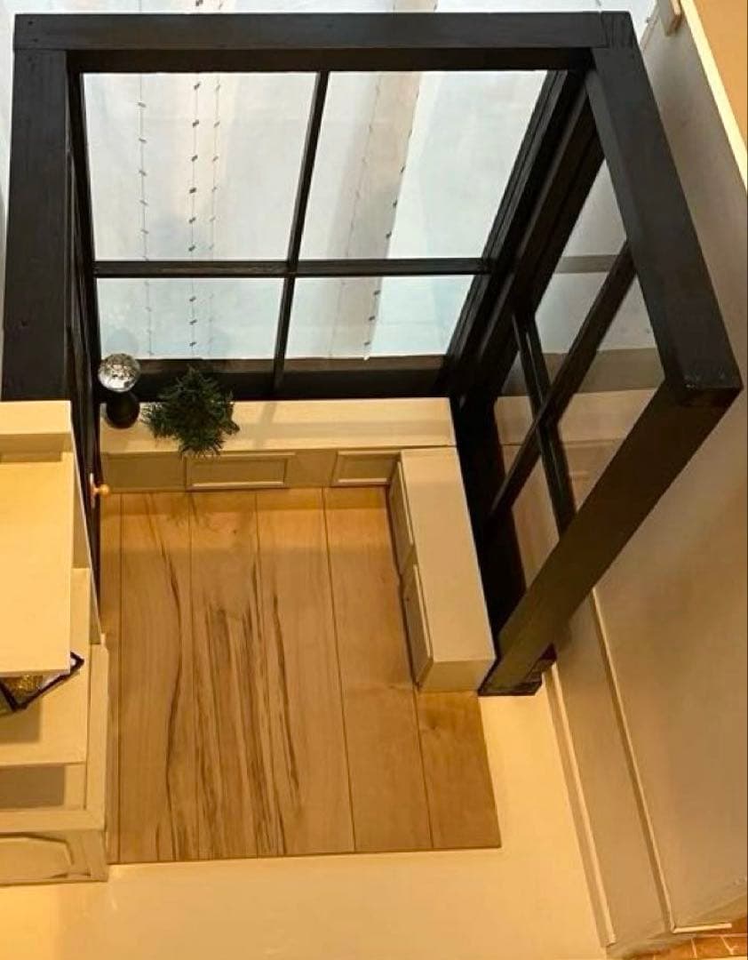 ドールハウス　撮影背景ボード　ハンドメイド☆ ルーム＆チェア＆シェルフ家具