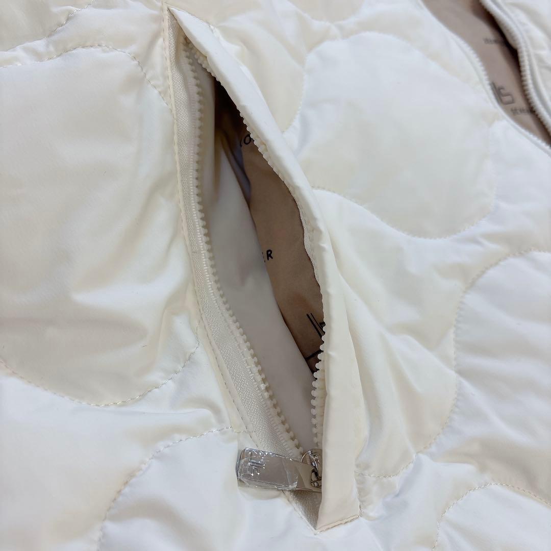 タグ付き ジャンルイシェレル 高級 ダウンジャケット ブルーフォックスファー