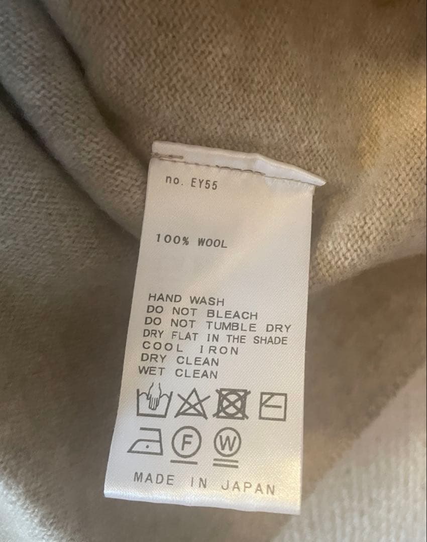 イエナ　Fineニュージーウール ニュアンス V セーター　ニット　Vネック