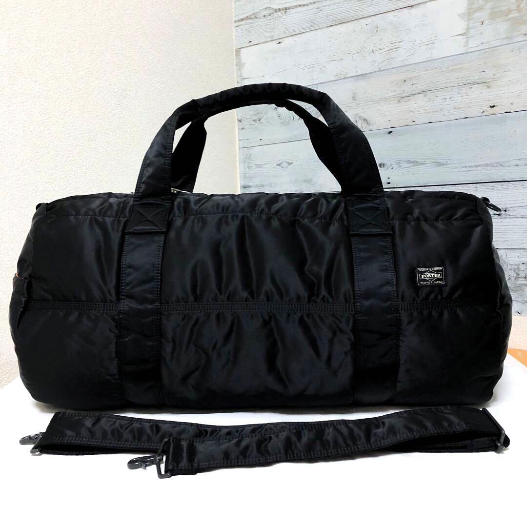 未使用級✨ポーター タンカー ボストンバッグM 2way ブラック 吉田カバン