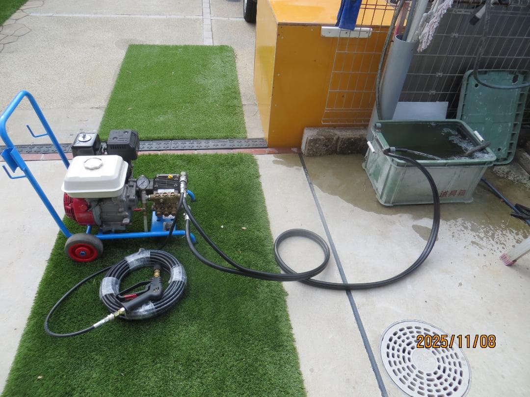 エンジン高圧洗浄機フルテックTD160