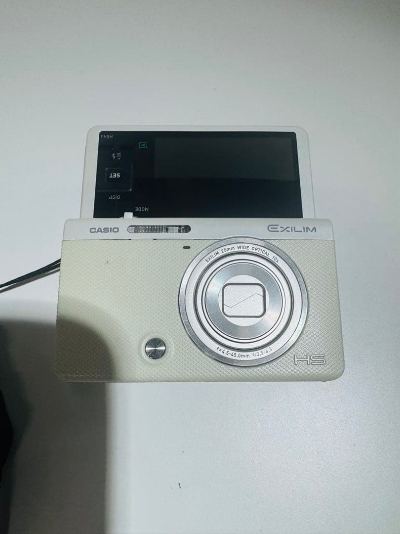 美品 CASIO EXILIM EX-ZR50 ホワイト デジタルカメラ