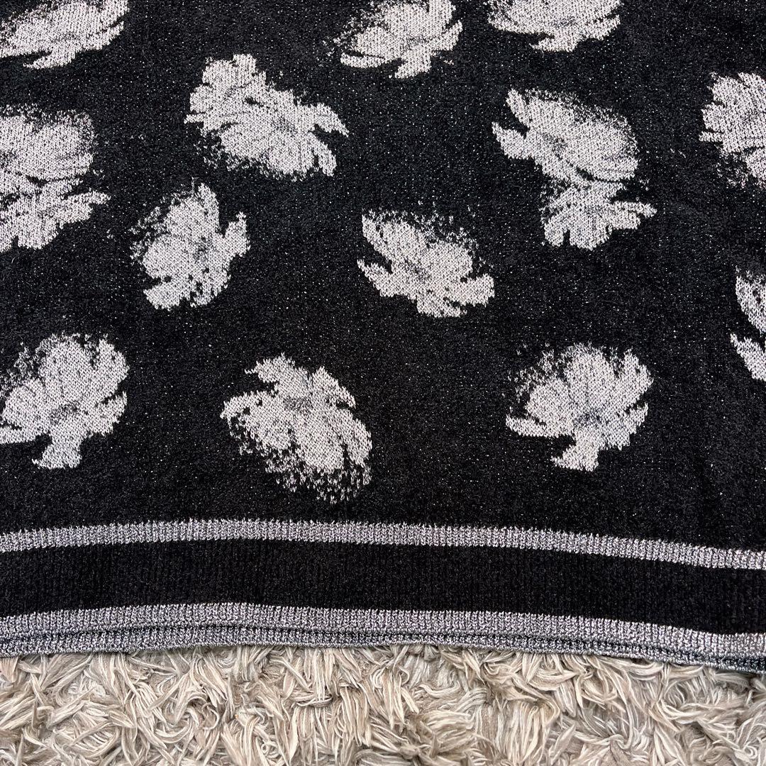 タグ付き✨グレースコンチネンタル ラメフローラルニットトップ