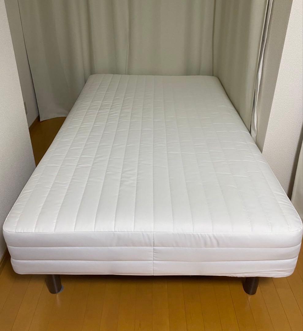 脚付きマットレス ポケットコイル セミダブル