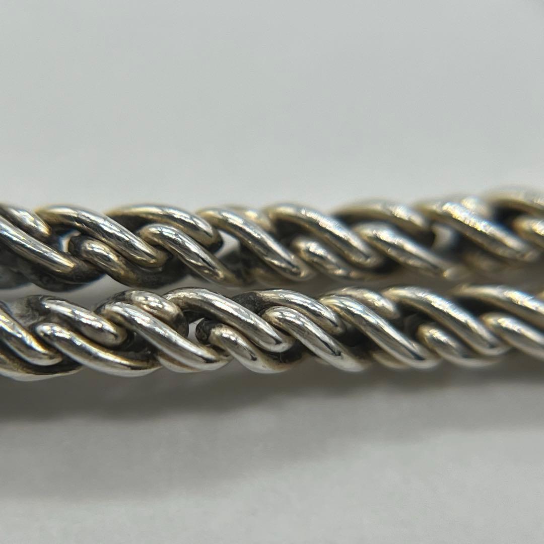 ティファニー TIFFANY ダブルロープ IDブレスレット SV925 希少