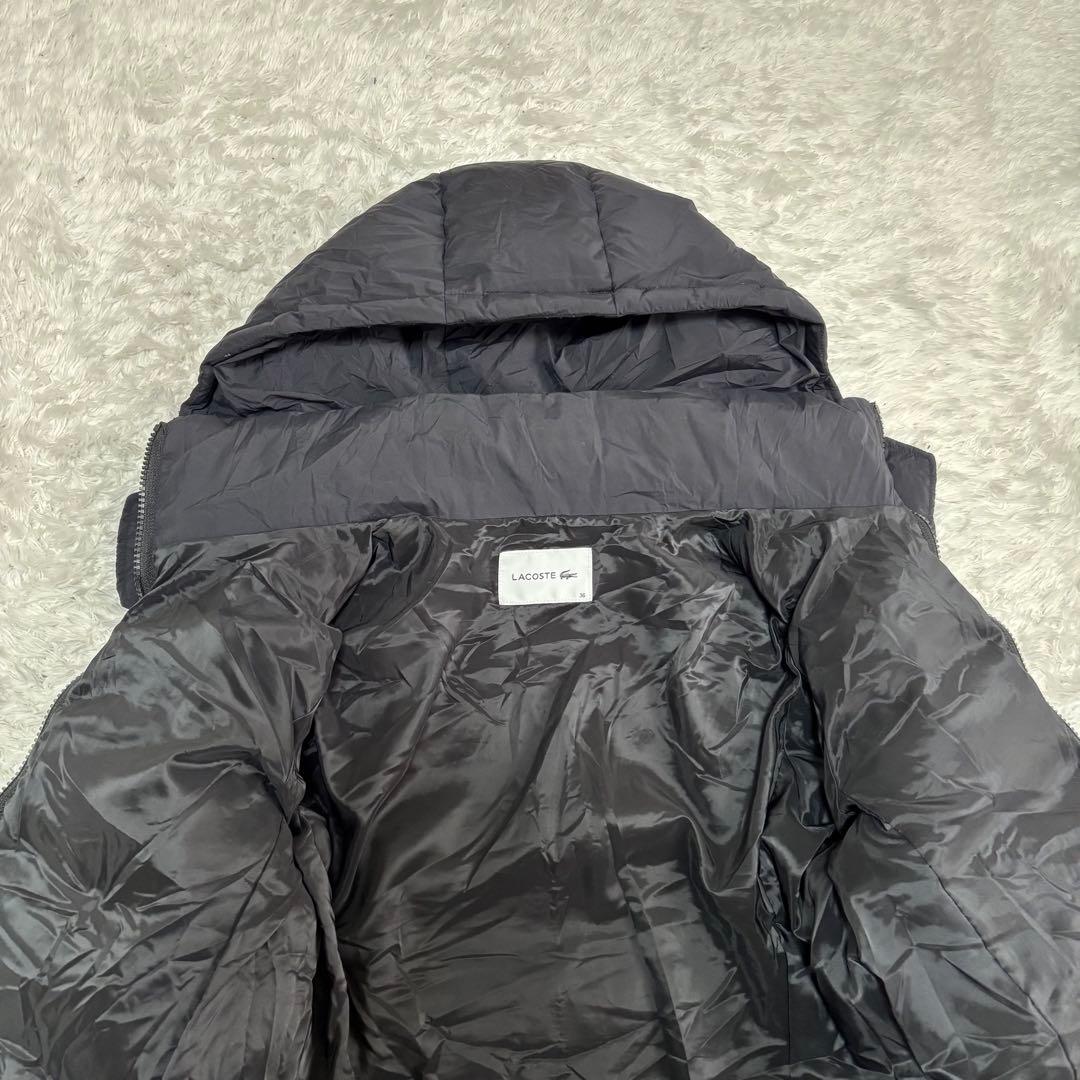 【軽量モデル】LACOSTE ダウンジャケット ロングダウンコート 36