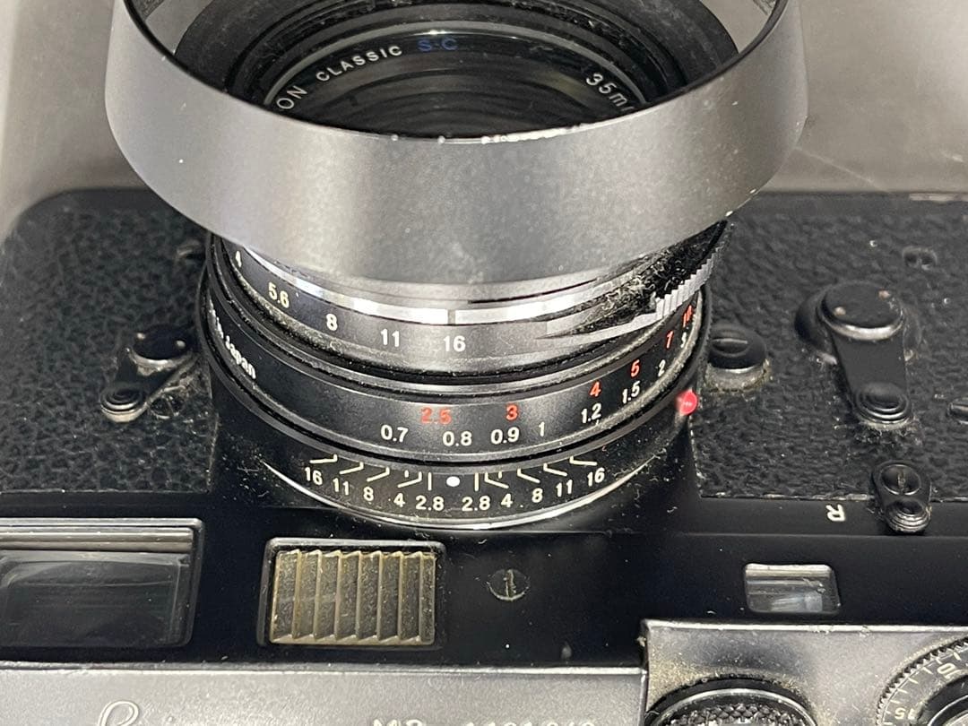 1時間タイムセール.Leica M2 Nokton 35mm F1.4 フード付