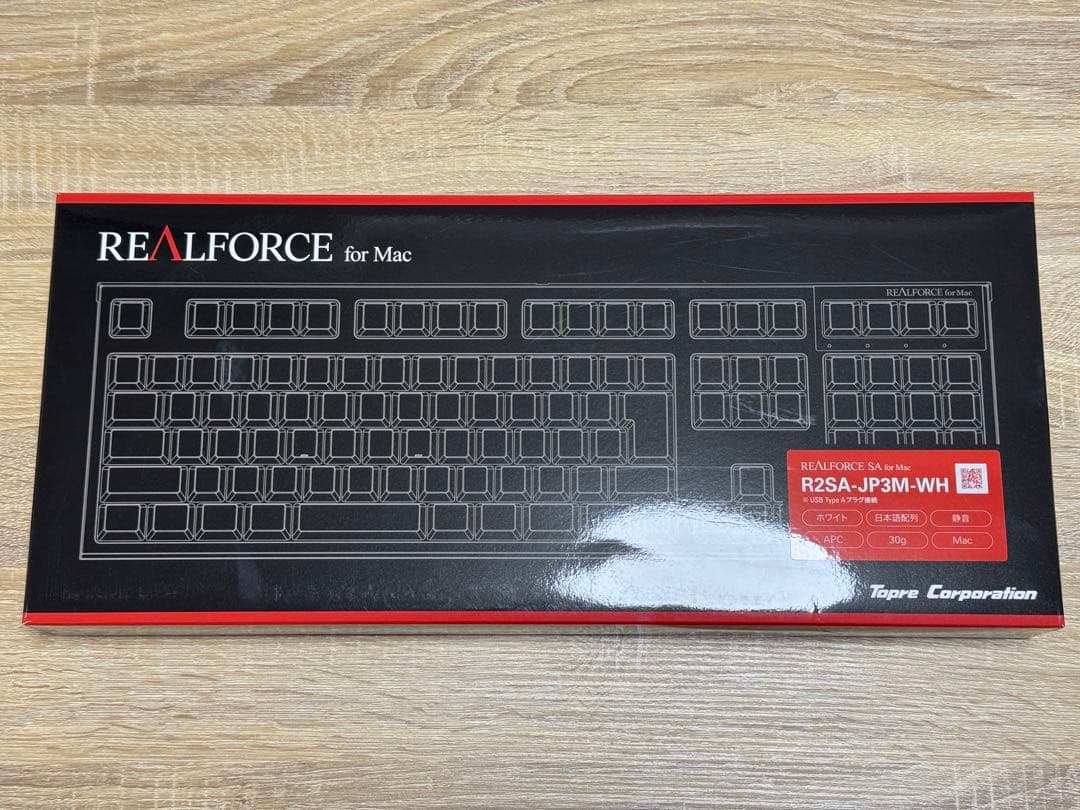 【美品】キーボード REALFORCE for Mac R2SA-JP3M-WH