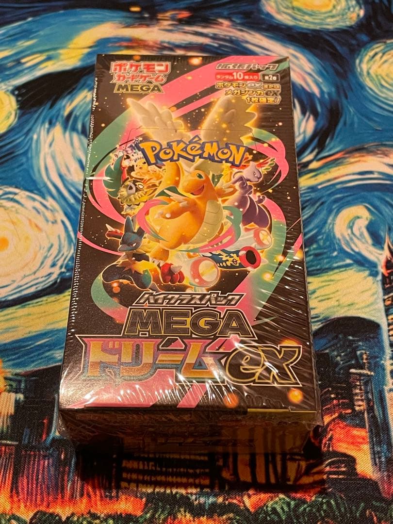 ポケモンカードゲーム MEGAドリームex シュリンク有　新品、未開封