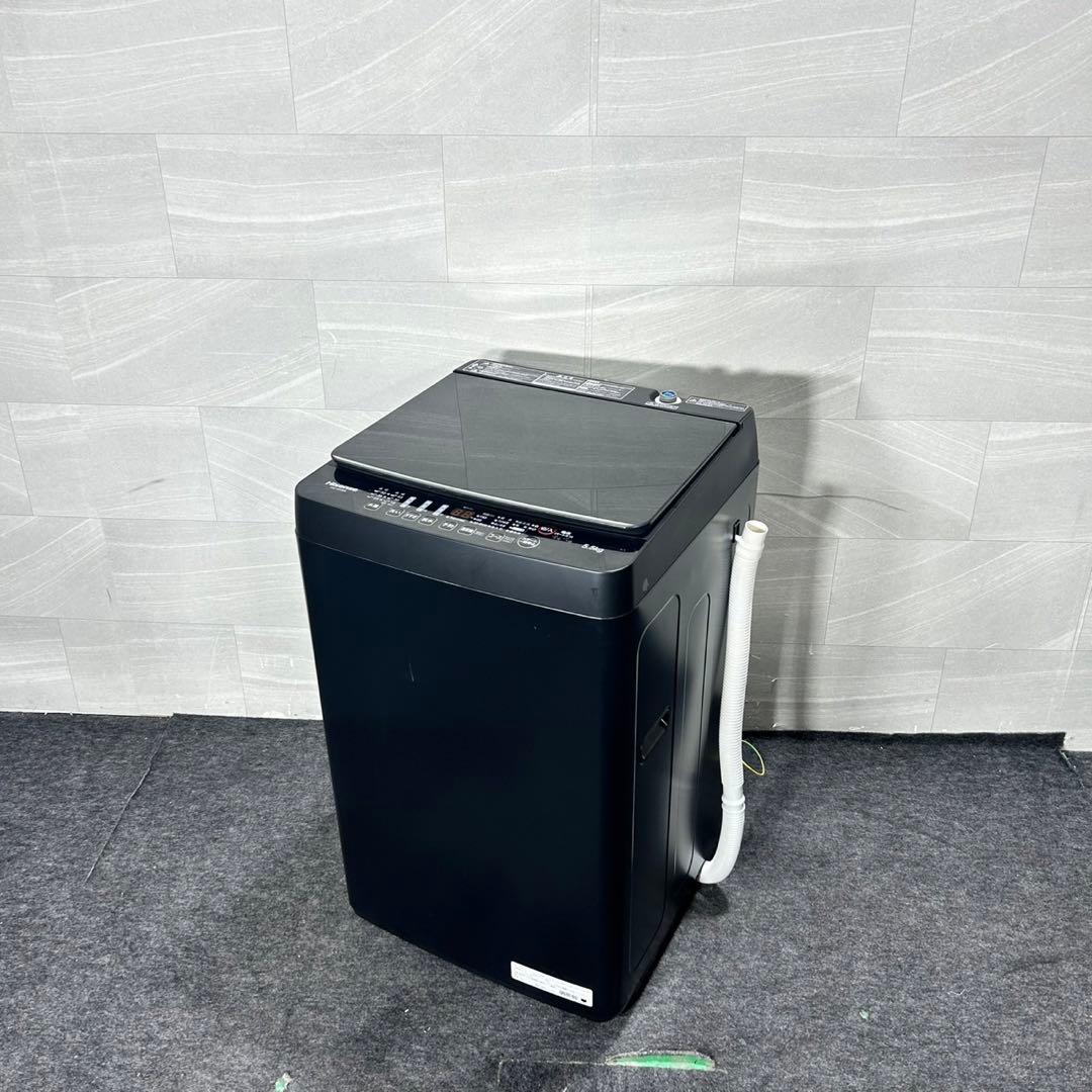 Hisense 洗濯機 5.5キロ 高年式 2021年 黒 清掃済み d5113