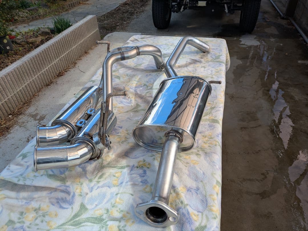 5️⃣次元ジムニーシエラ用ステンレス製デュアル出力マフラー