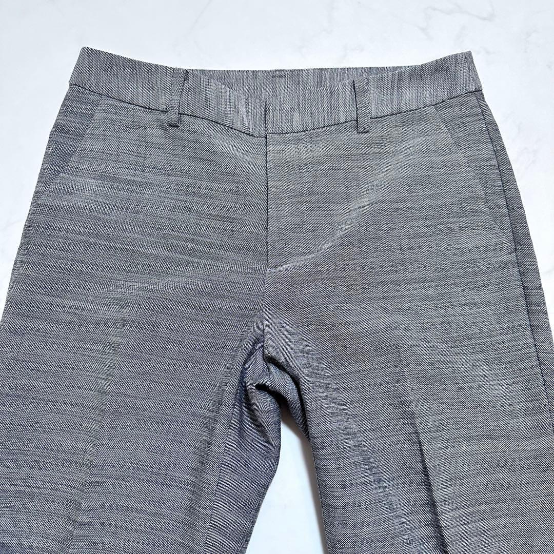 グリーンレーベルリラクシング セットアップ パンツスーツ 手洗い可 グレー 36