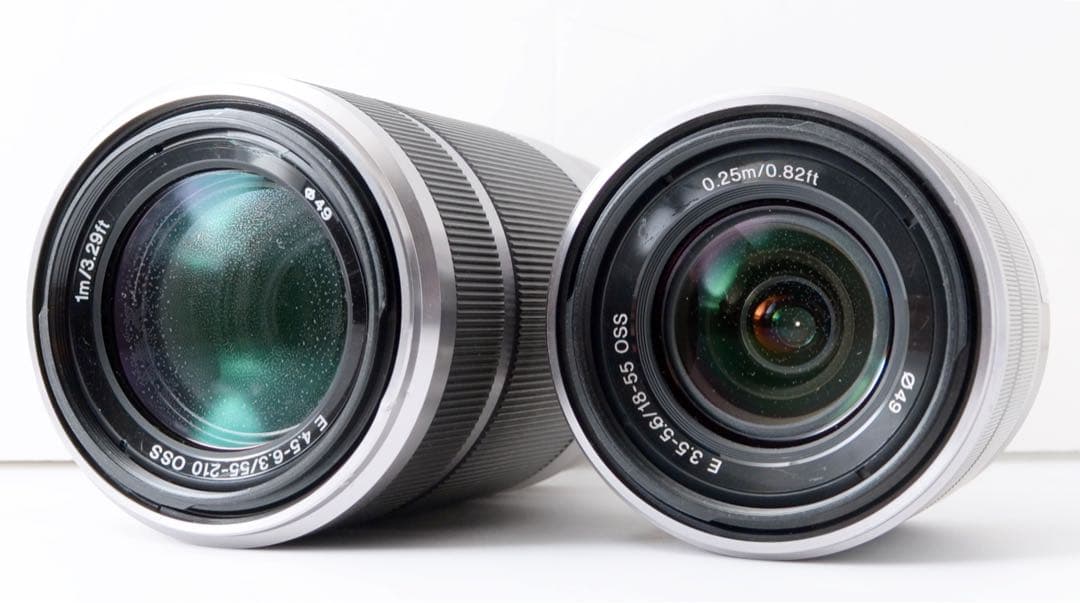 S数少！SONY α NEX-F3★スマホ転送★望遠レンズ付き★カメラバック付き