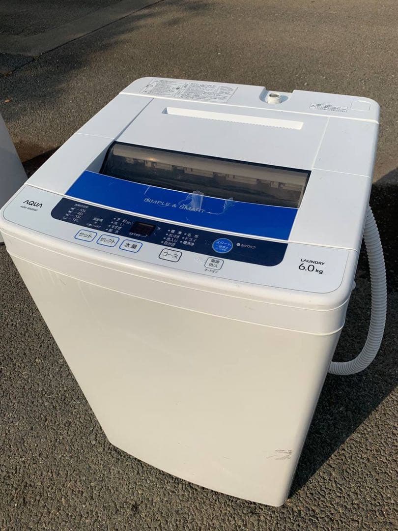 ♦AQUA 電気洗濯機【2013年製】AQW-S60B