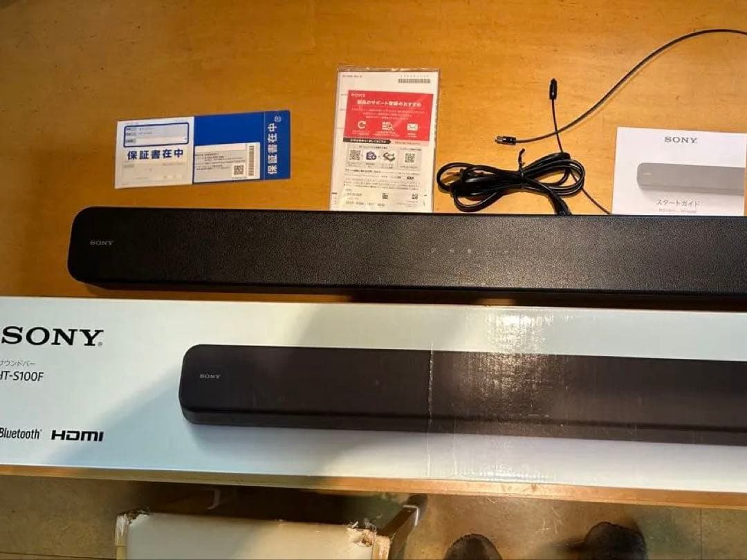 SONY サウンドバー 本体　HT-S100F