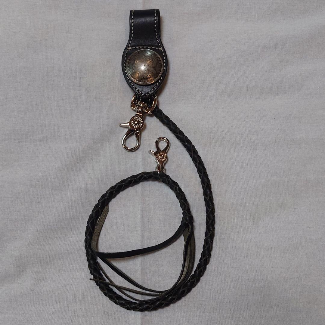 ★★美麗品★★デグナー バイカーズロングウォレット ブラック