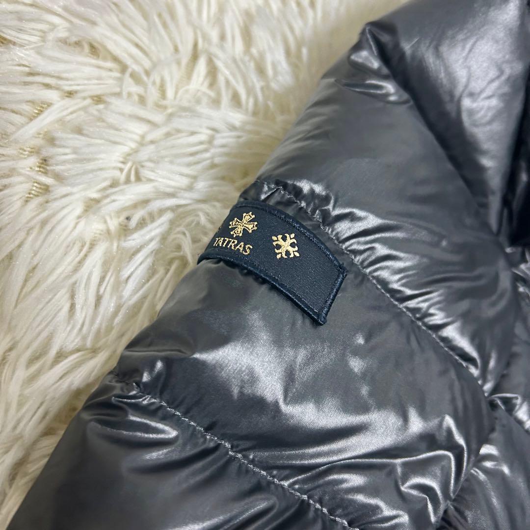 TATRAS タトラス　バビラ　ロングダウンジャケット　フード付き　ダークグレー