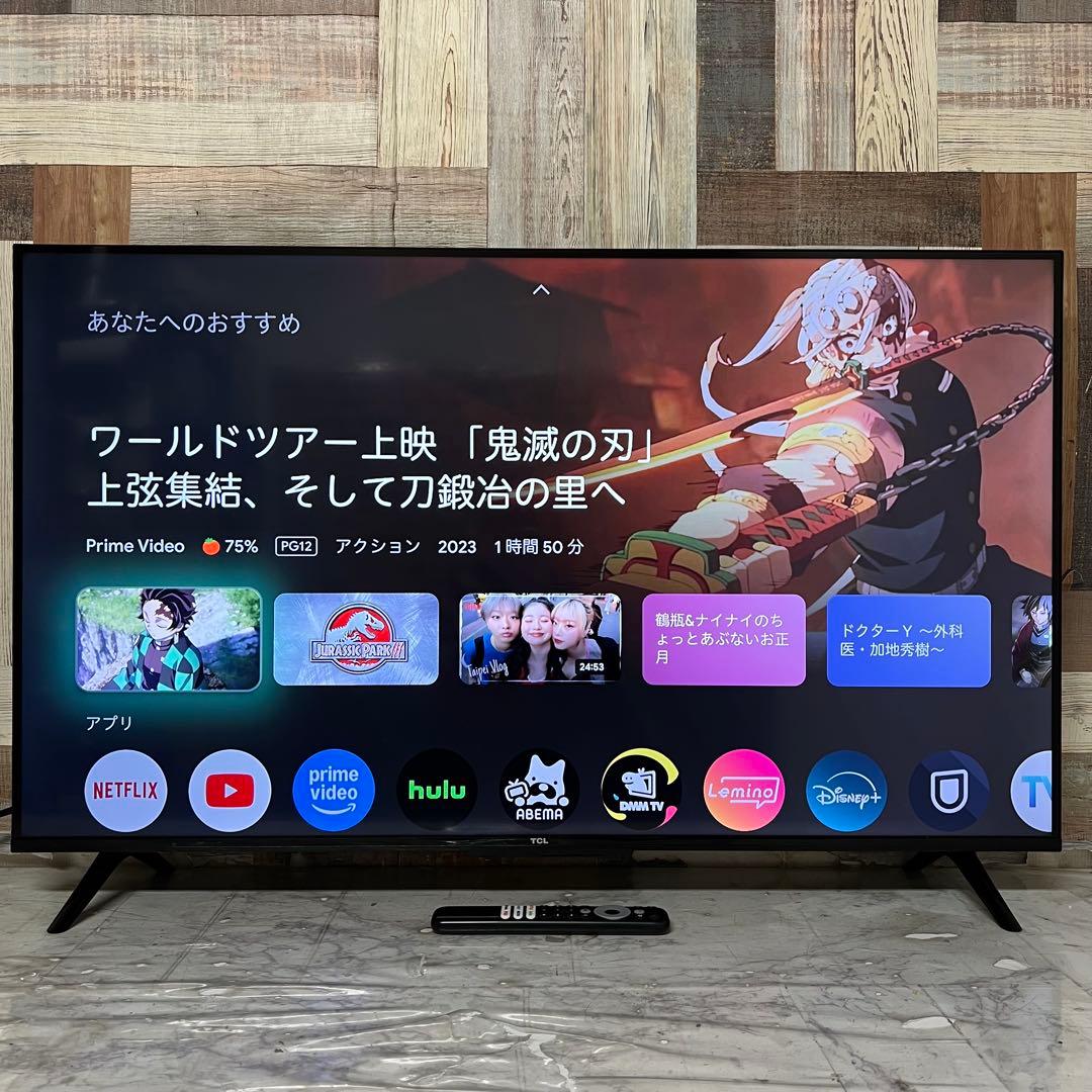 全国送料込❣️昨年購入TCL 43V型 4K Google TV チューナーレス