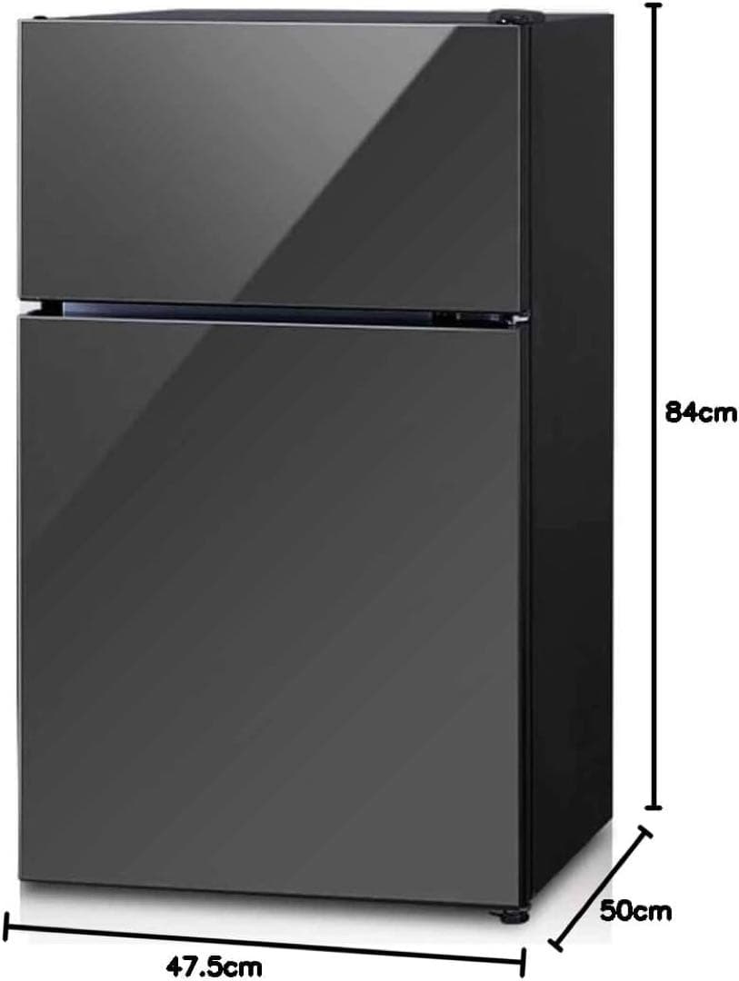 美品 ブラック冷蔵庫 81L PRC-B082DM