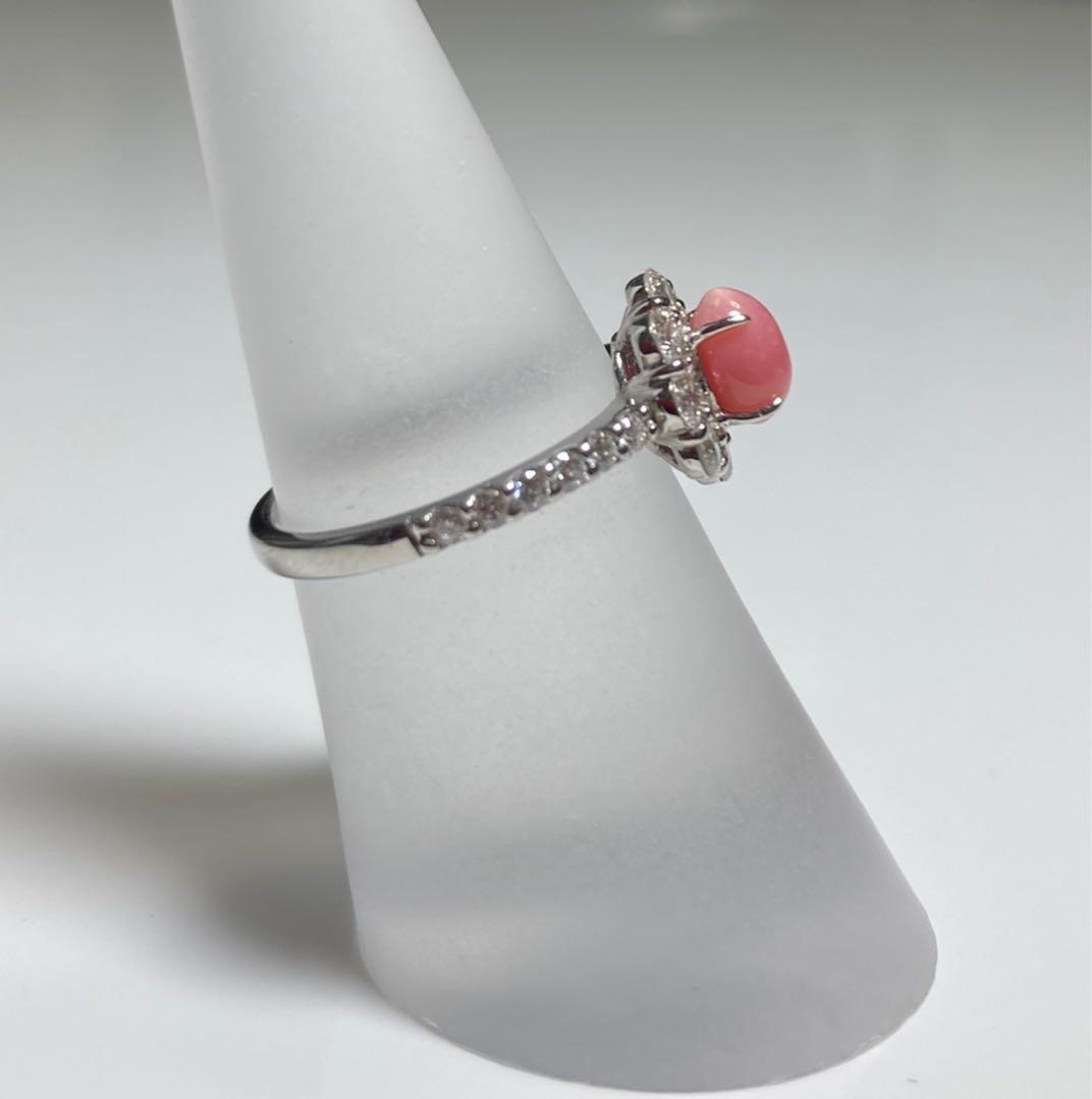 コンクパール　ダイヤモンド　リング