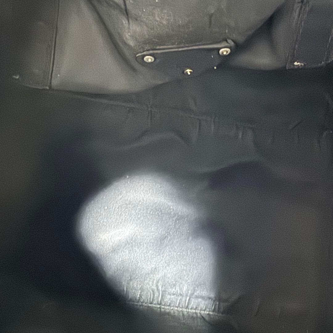 【美品】プラダ PRADA ミニボストンバッグ ナイロン 三角ロゴ 黒 正規品