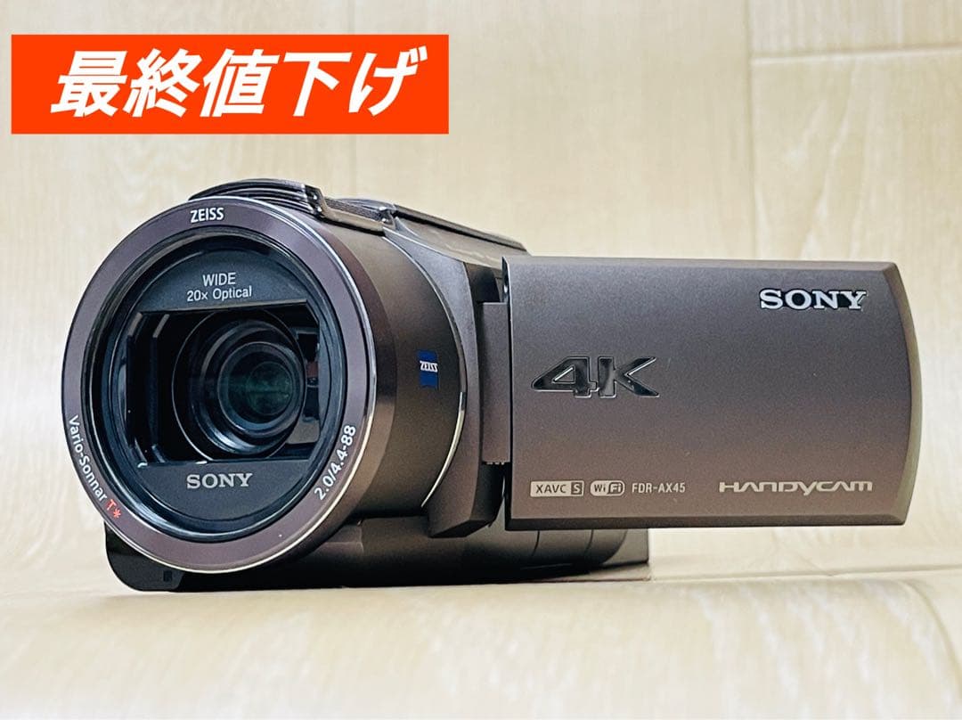 SONY ソニー FDR-AX45A (TI) 空間光学手ブレ補正 感動✨