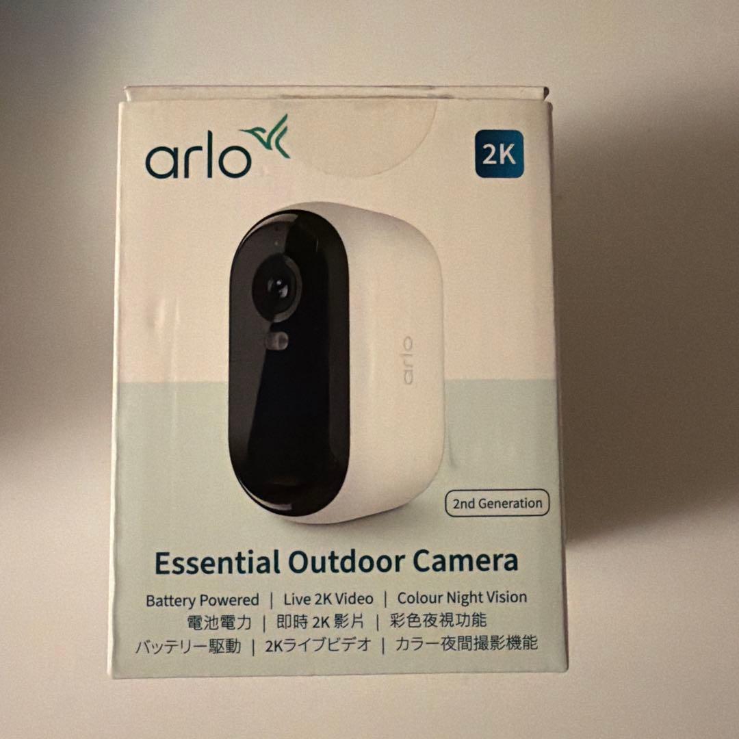 arlo Essential 2K 第2世代　ワイヤレスセキュリティカメラ