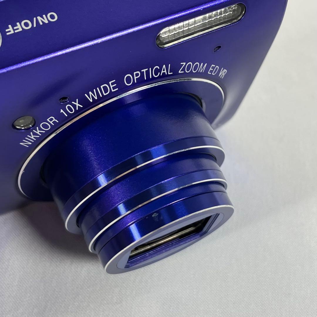 【動作確認済】Nikon COOLPIX S6300 ブルー デジカメ